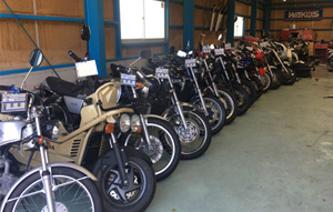 ・中古バイク販売・修理・整備・カスタム・耐久性・静音コンプレッサー・エアーツール・AS4PD導入事例1