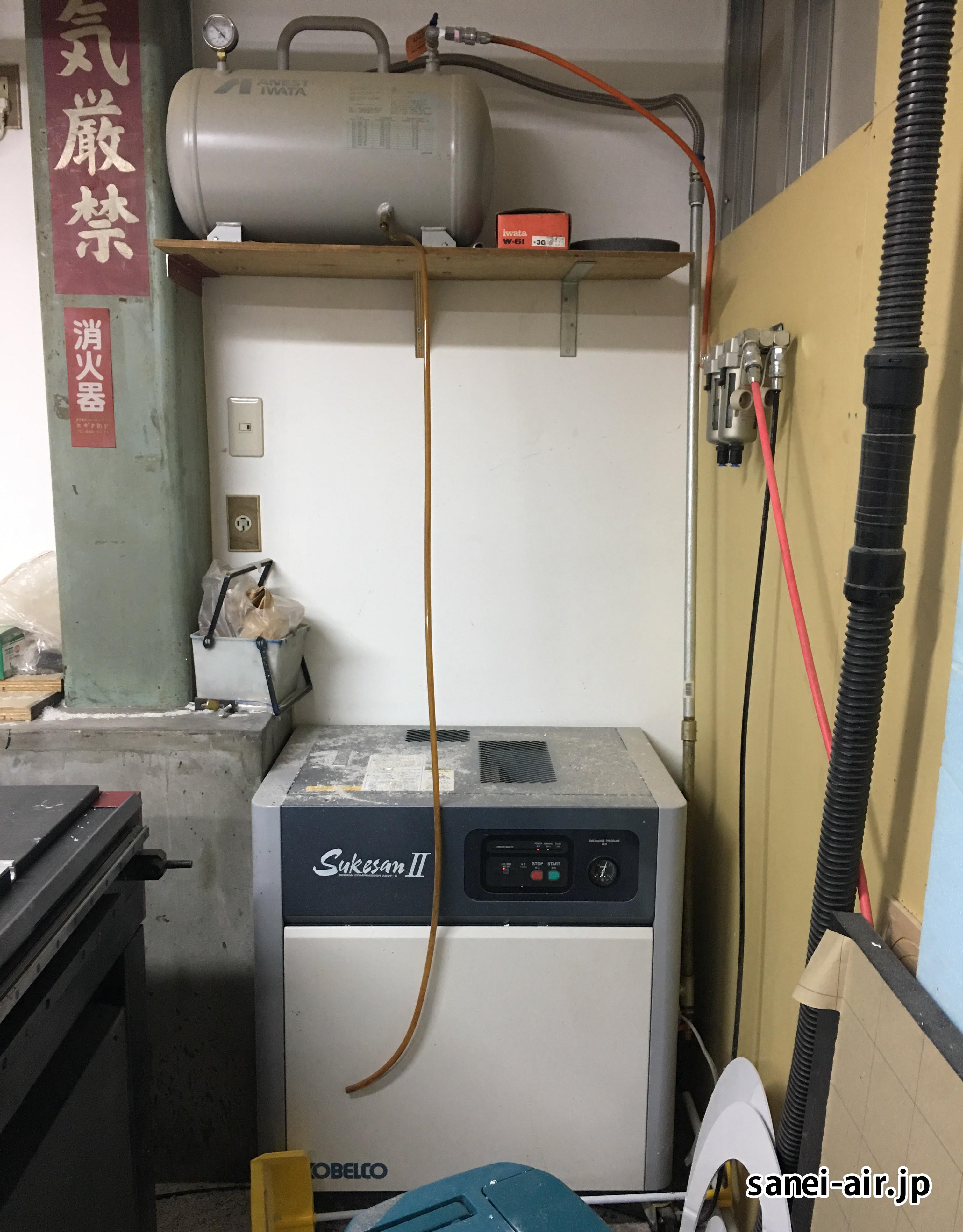 看板屋・耐久性・静音コンプレッサー・AS2P導入事例