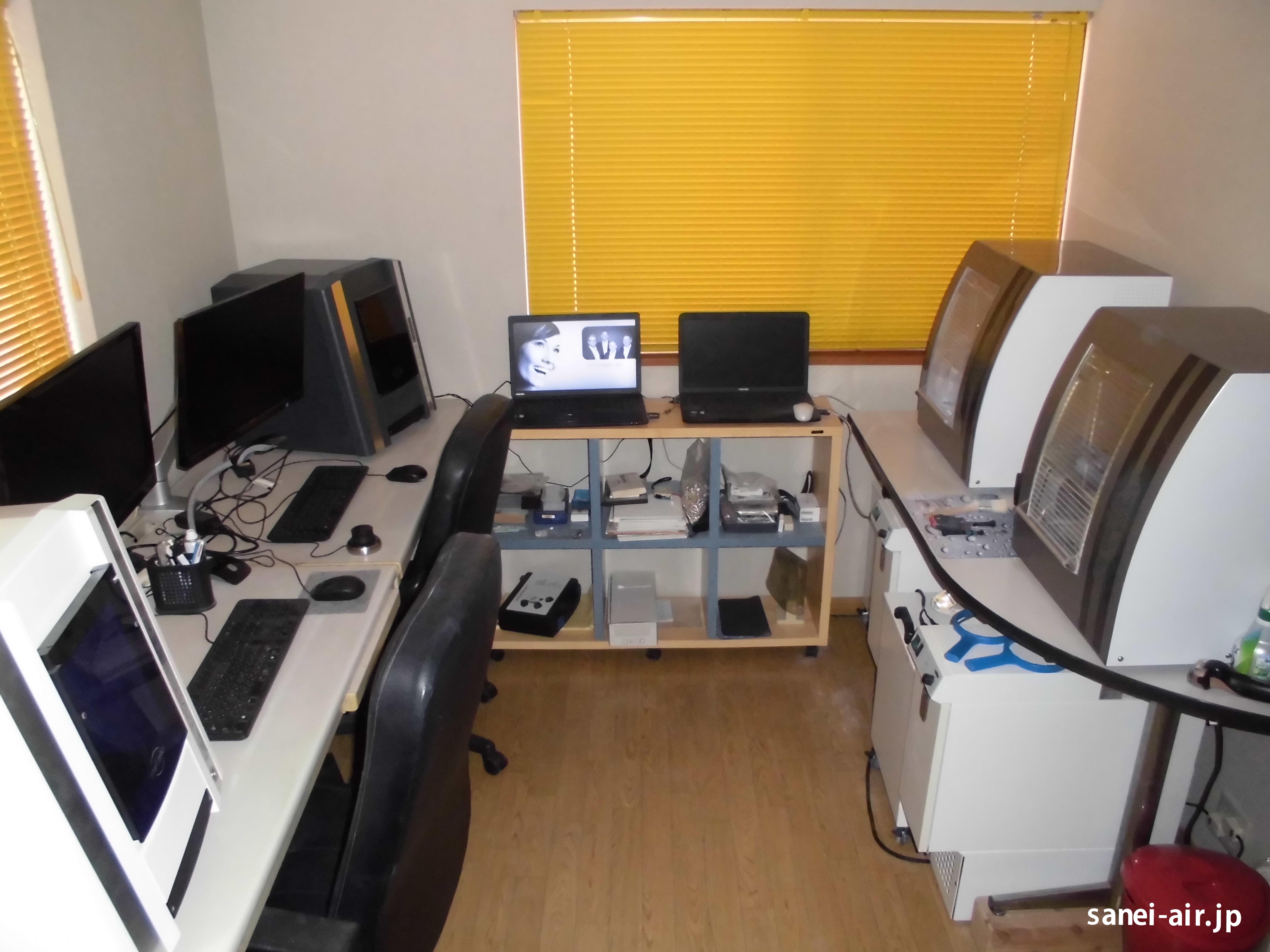 無給油式防音コンプレッサー2.2kw（ドライヤー無）・エアードライヤ・歯科技工・CFP22CF-8.5導入事例
