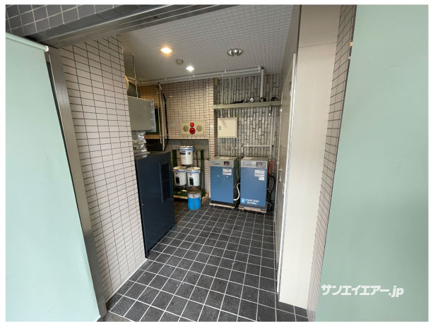 給油式エアーコンプレッサー用油水分離装置